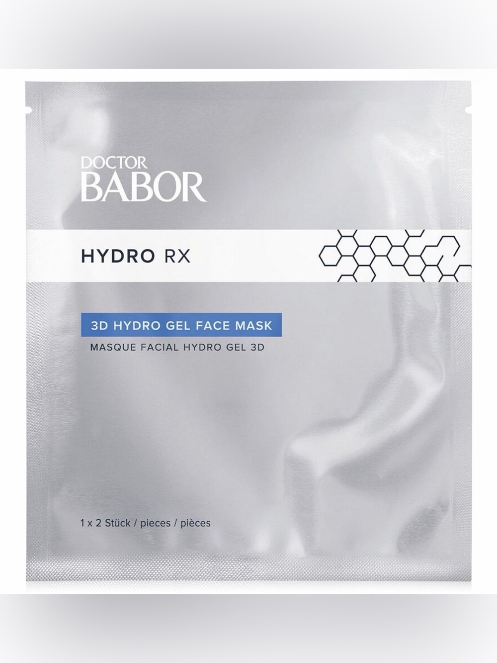 NWT Doctor BABOR Hydro RX 3D Hydro Gel Face Mask - 4 Pack